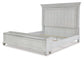 Kanwyn  Panel Bed With Storage Bench