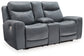 Mindanao PWR REC Loveseat/CON/ADJ HDRST