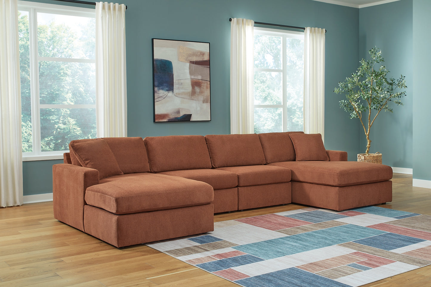 Modmax 4-Piece Double Chaise Sectional