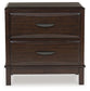 Vanmore Two Drawer Night Stand