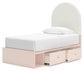 Wistenpine Twin Panel Bed with Dresser and Nightstand