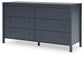 Simmenfort Full Platform Bed with Dresser