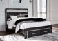 Kaydell Queen Upholstered Panel Storage Bed with Mirrored Dresser, Chest and Nightstand