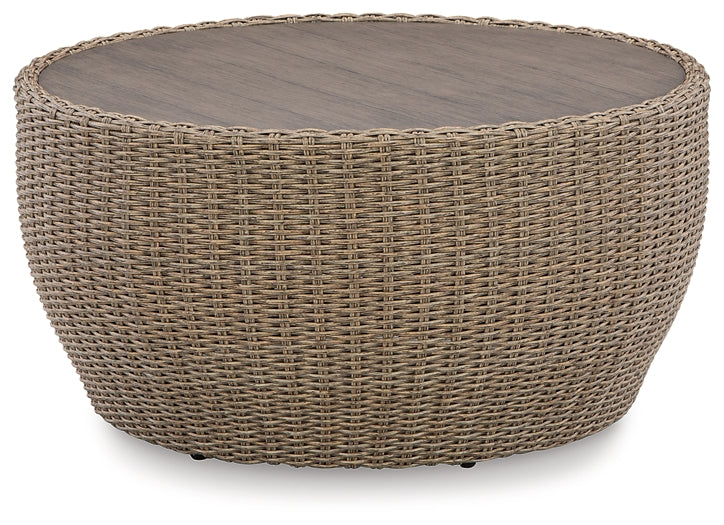 Danson Outdoor Coffee Table with 2 End Tables