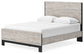 Vessalli Queen Panel Bed with Mirrored Dresser, Chest and Nightstand